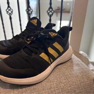 Adidas Kid’s Black and Gold Running Shoes